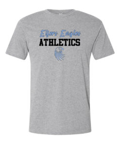 Elfers Athletics Eagles Adult Short Sleeve Fine Jersey Cotton Shirt