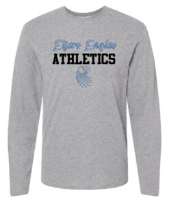 Elfers Athletics Eagle Adult Long Sleeve Cotton Shirt