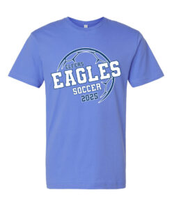 Elfers Eagles 2025 ECS Soccer Adult Short Sleeve Fine Jersey Cotton Shirt
