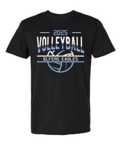 Elfers Volleyball Adult Short Sleeve Fine Jersey Cotton Shirt 2025