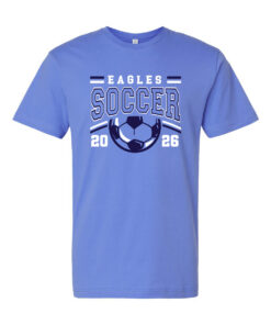 Elfers Eagles 2026 ECS Soccer Adult Short Sleeve Fine Jersey Cotton Shirt